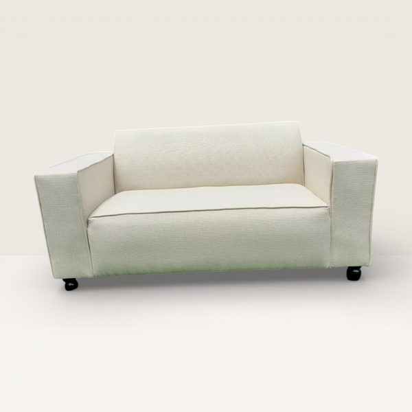 Ivory Tufted Sofa (Variant 15)