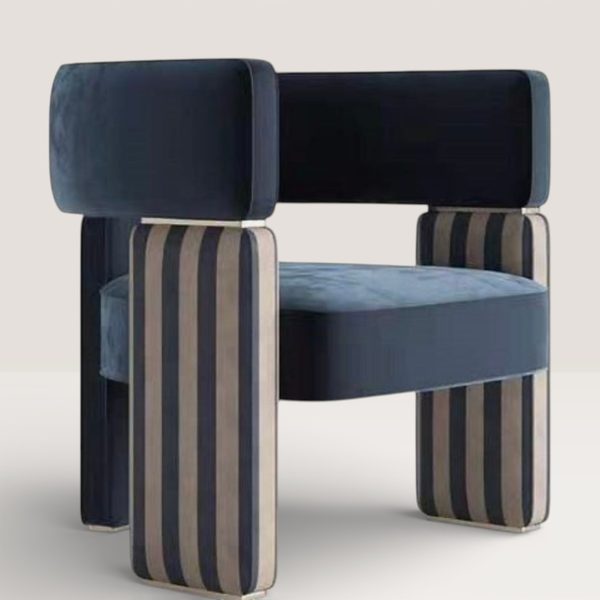 Modern Velvet Lounge Armchair