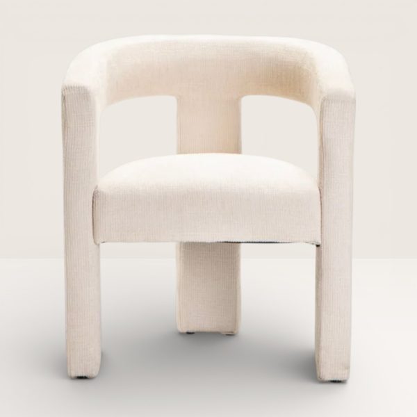 Contemporary Beige Lounge Chair