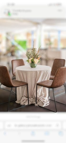 Cafe Table with Chairs