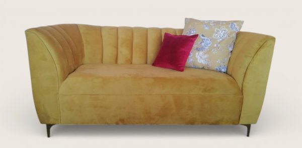 Mustard Velvet Sofa